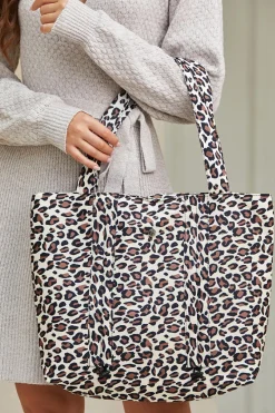 Crossbody-Tasche mit Leopardenmuster