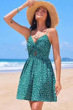 Mini-Cami-Kleid mit Schlüsselloch