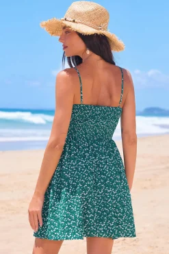 Mini-Cami-Kleid mit Schlüsselloch